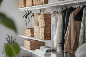 organizing small closets effectively