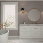 bathroom cabinet organization