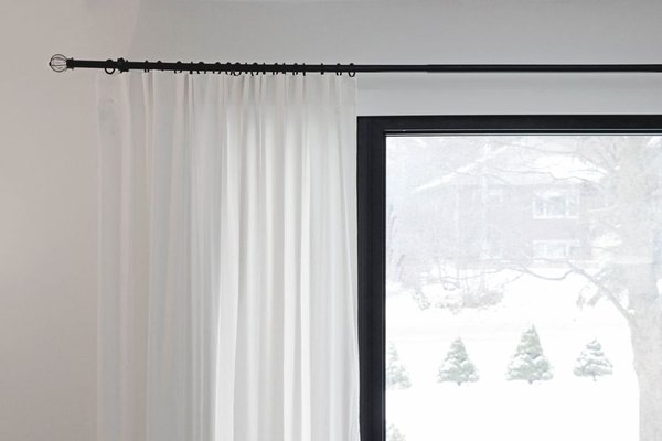types of curtain rods